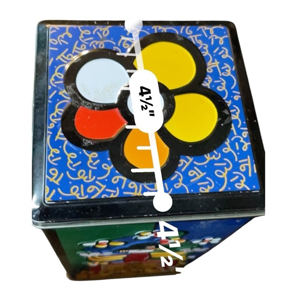 1990 Abstract art Tin by Romeo Britto - Picture 10 of 10